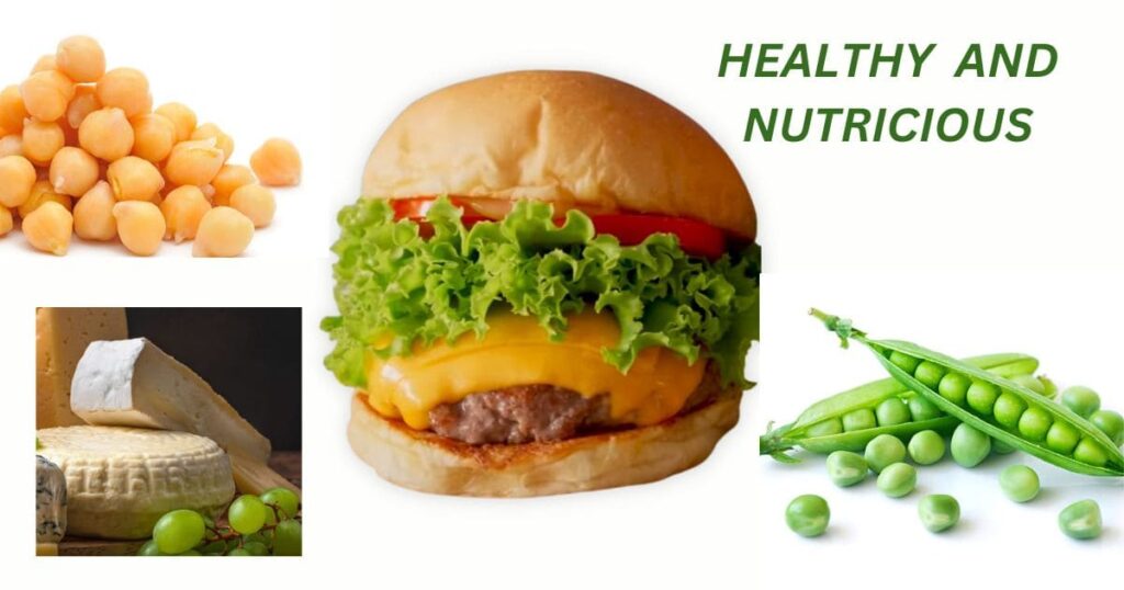 HEALTHY AND NUTRICIOUS BURGER RECIPES WITH CHICKPEA AND GREENPEA