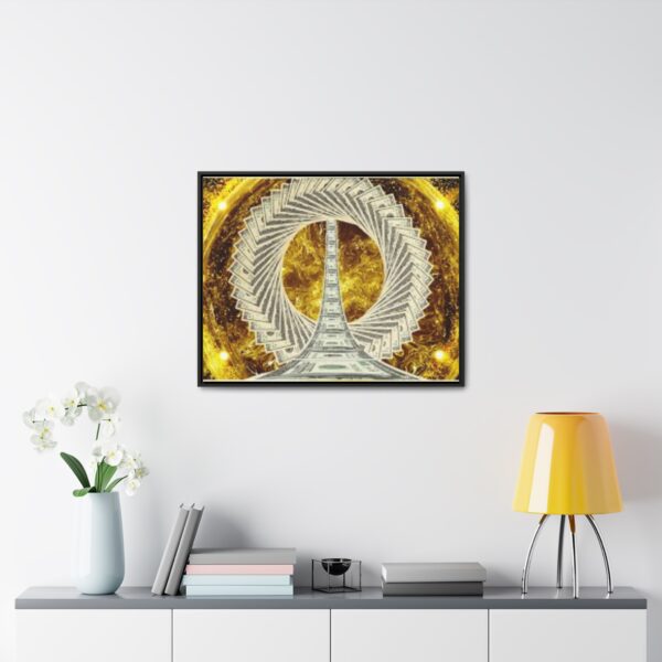 Luxurious Money Spiral  Canvas  To Attract Good Luck,Prosperity,Abundance,Money & Positivity- Horizontal Frame Art - Image 20