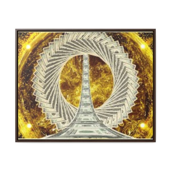 Luxurious Money Spiral  Canvas  To Attract Good Luck,Prosperity,Abundance,Money & Positivity- Horizontal Frame Art - Image 21