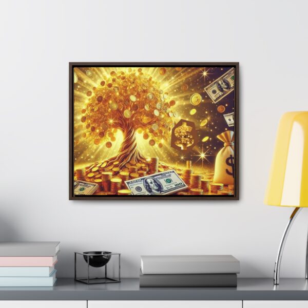 Prosperity Canvas Wall Art - Golden Money Tree Design for Wealth and Abundance - Image 16