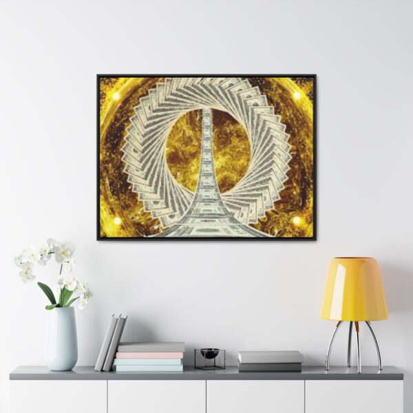 Luxurious Money Spiral  Canvas  To Attract Good Luck,Prosperity,Abundance,Money & Positivity- Horizontal Frame Art - Image 28