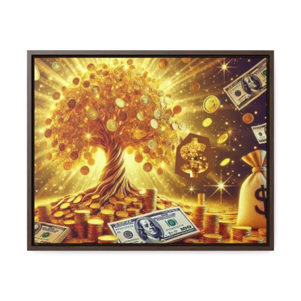 Prosperity Canvas Wall Art - Golden Money Tree Design for Wealth and Abundance - Image 13