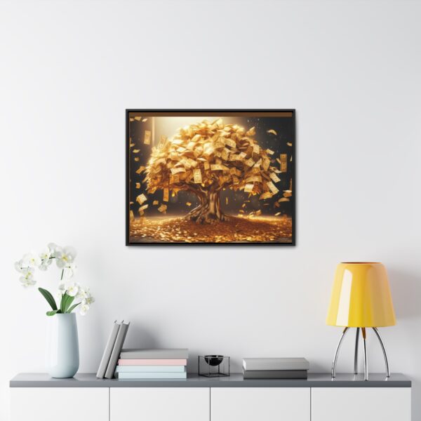 Canvas Wall Art - Wealth Tree of Good Luck, Prosperity & Abundance - Image 4