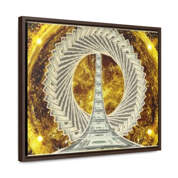 Luxurious Money Spiral  Canvas  To Attract Good Luck,Prosperity,Abundance,Money & Positivity- Horizontal Frame Art - Image 14