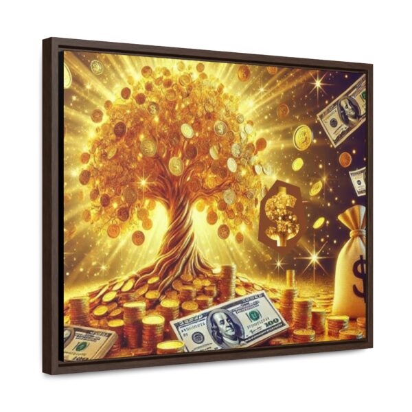 Prosperity Canvas Wall Art - Golden Money Tree Design for Wealth and Abundance - Image 14