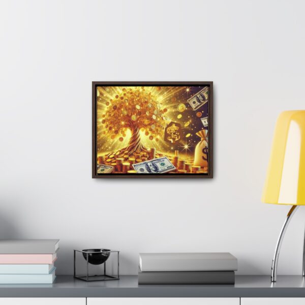 Prosperity Canvas Wall Art - Golden Money Tree Design for Wealth and Abundance - Image 8