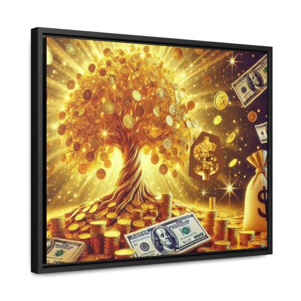 Prosperity Canvas Wall Art - Golden Money Tree Design for Wealth and Abundance - Image 10