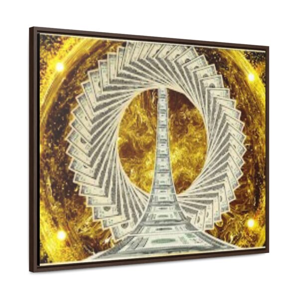 Luxurious Money Spiral  Canvas  To Attract Good Luck,Prosperity,Abundance,Money & Positivity- Horizontal Frame Art - Image 22