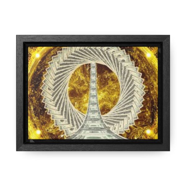 Luxurious Money Spiral  Canvas  To Attract Good Luck,Prosperity,Abundance,Money & Positivity- Horizontal Frame Art - Image 33