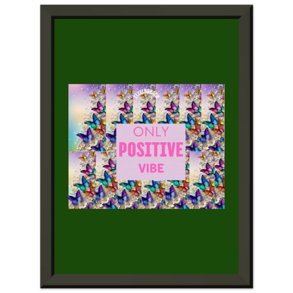 POSITIVE VIBE WALL ART|Museum-Quality Matte Paper Metal Framed Poster 13x18 cm / 5x7″