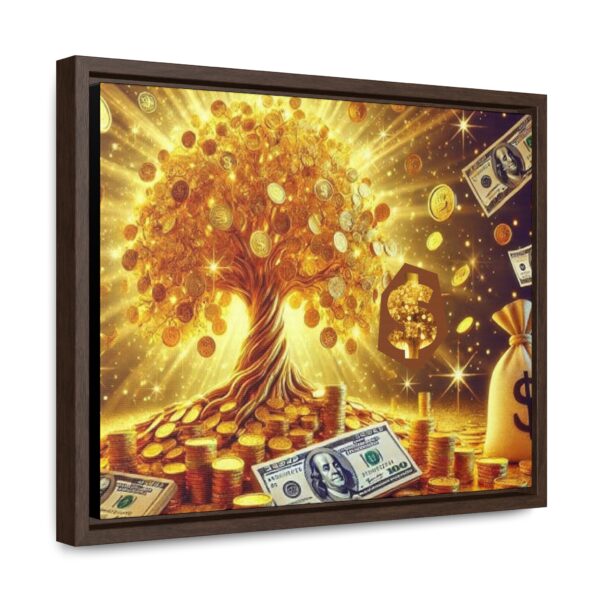 Prosperity Canvas Wall Art - Golden Money Tree Design for Wealth and Abundance - Image 6