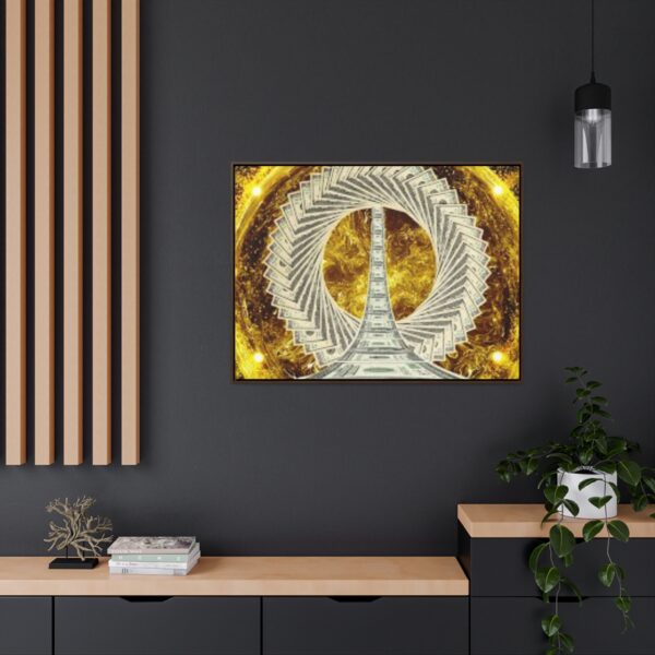 Luxurious Money Spiral  Canvas  To Attract Good Luck,Prosperity,Abundance,Money & Positivity- Horizontal Frame Art - Image 41