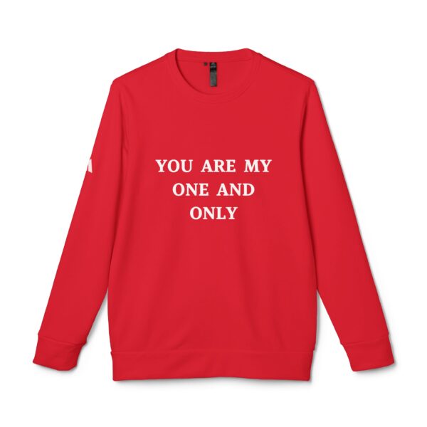 Fleece Sweatshirt Love Line 'You are my one and only' Gift