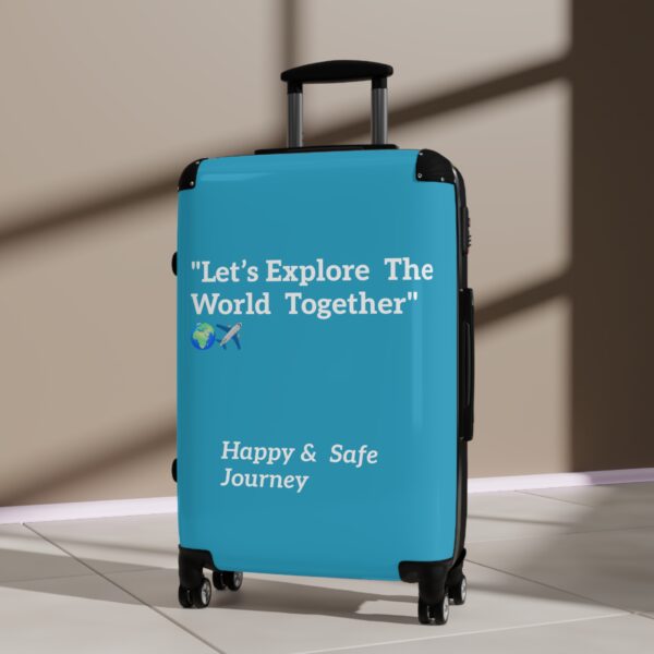 Travel Suitcase - Explore The World Together | Happy & Safe Journey - Image 8