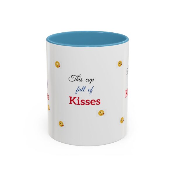 Kisses Coffee Mug - Ceramic Accent Mug for Love & Romance - Image 9