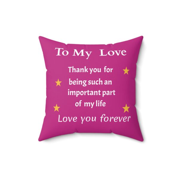 Personalized Love Pillow - Thank You Gift for Your Special Someone - Image 4