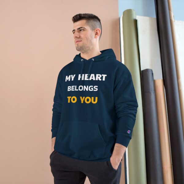 My Heart Belongs to You Hoodie - Romantic Gift for Couples - Image 3