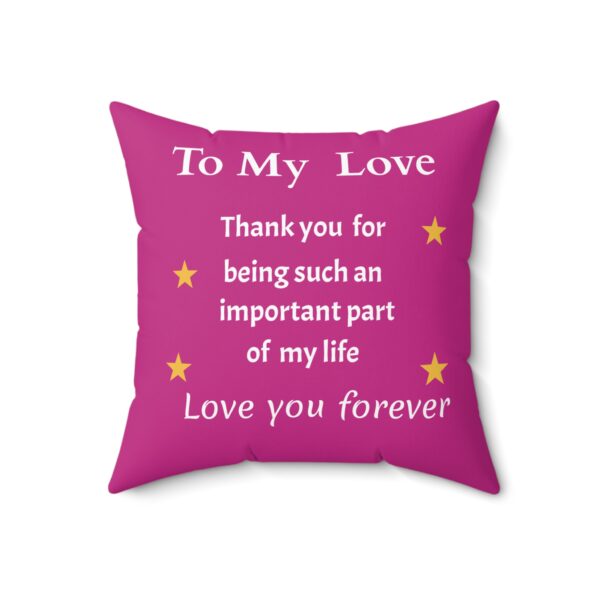 Personalized Love Pillow - Thank You Gift for Your Special Someone - Image 7