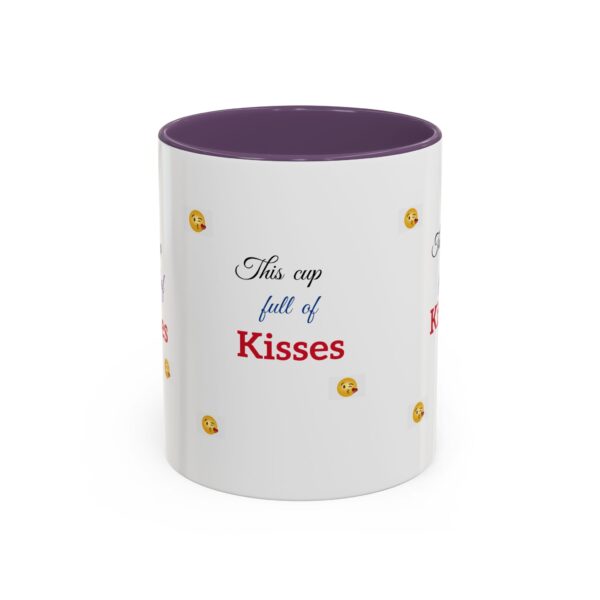 Kisses Coffee Mug - Ceramic Accent Mug for Love & Romance - Image 21