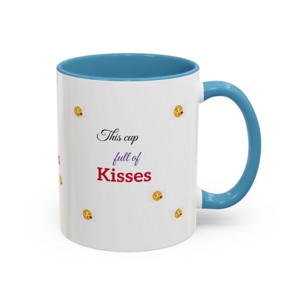 Kisses Coffee Mug - Ceramic Accent Mug for Love & Romance - Image 10