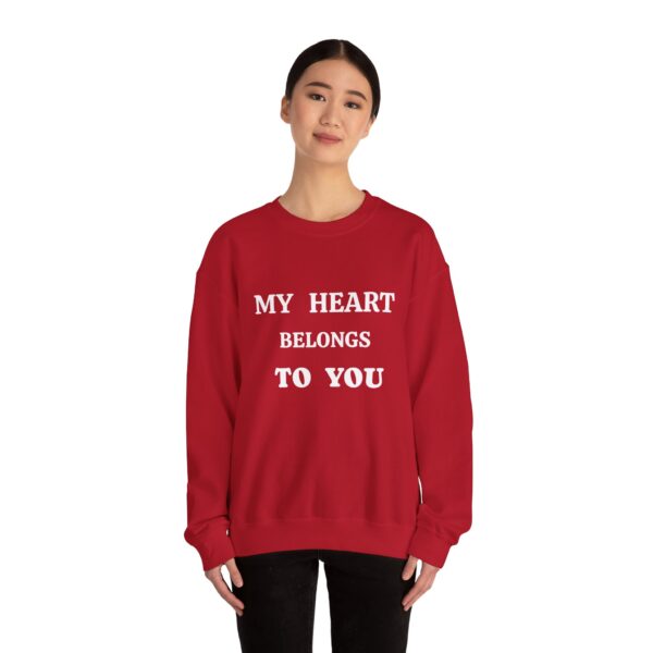 My Heart Belongs to You Unisex Crewneck Sweatshirt - Cozy Love Gift - Image 52