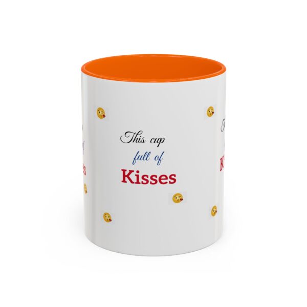 Kisses Coffee Mug - Ceramic Accent Mug for Love & Romance - Image 17