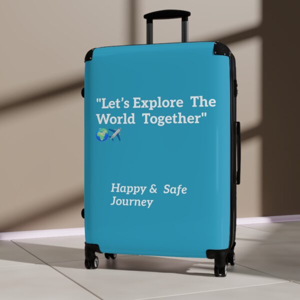 Travel Suitcase - Explore The World Together | Happy & Safe Journey - Image 12