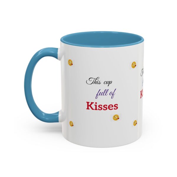 Kisses Coffee Mug - Ceramic Accent Mug for Love & Romance - Image 11