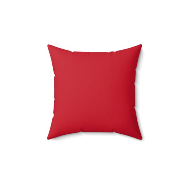 World's Best Girlfriend Red Square Pillow - Perfect Gift for Anniversaries & Special Occasions - Image 2