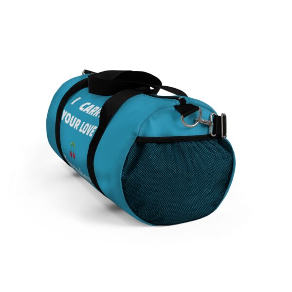 I Carry Your Love Everywhere Duffel Bag - Stylish Travel Companion - Image 8