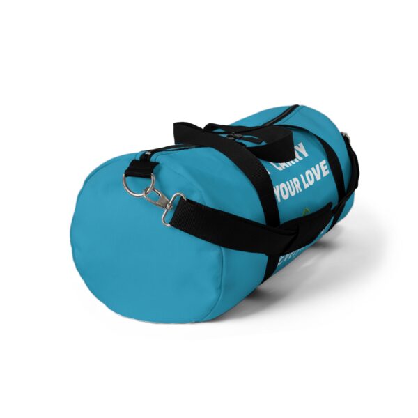 I Carry Your Love Everywhere Duffel Bag - Stylish Travel Companion - Image 7