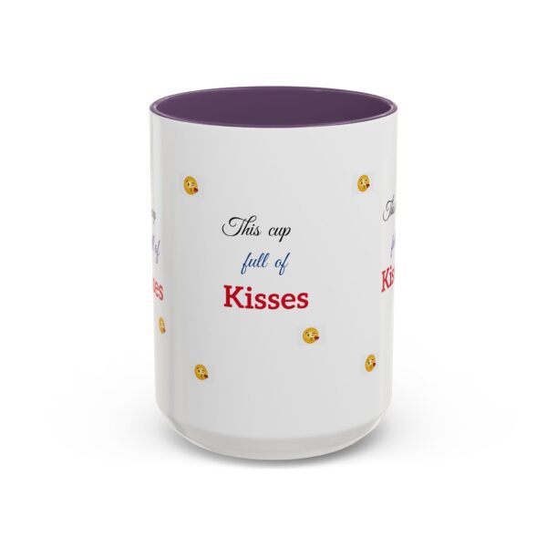 Kisses Coffee Mug - Ceramic Accent Mug for Love & Romance - Image 29