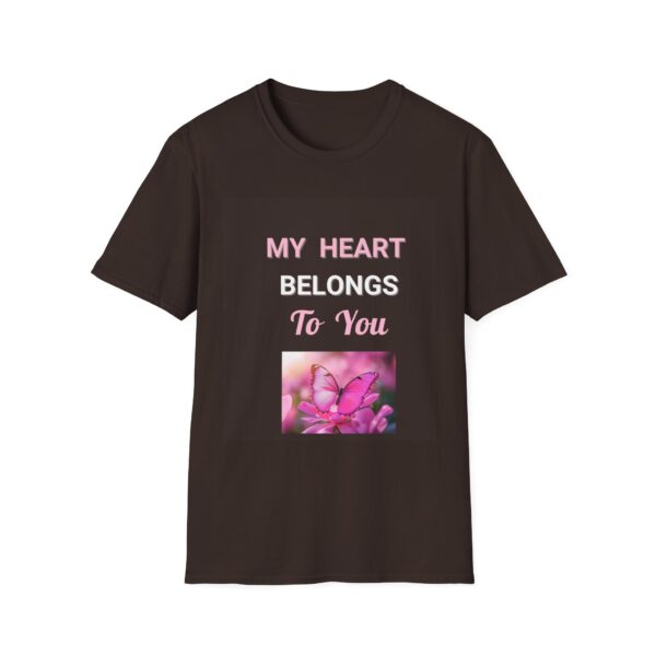 Romantic Butterfly T-Shirt – "My Heart Belongs To You"