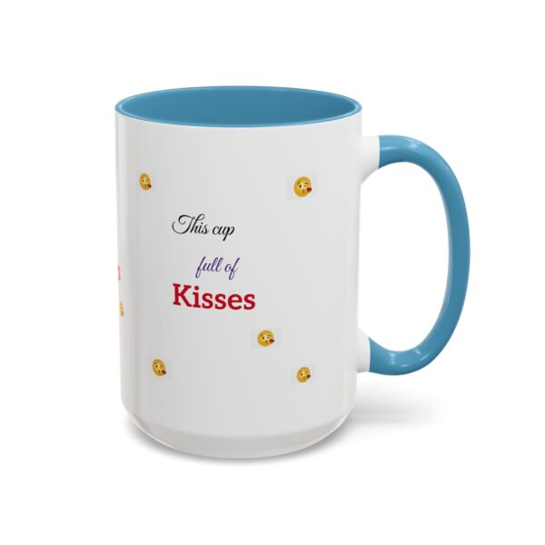 Kisses Coffee Mug - Ceramic Accent Mug for Love & Romance - Image 14