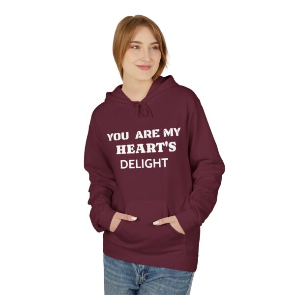 You Are My Heart's Delight Hoodie - Unisex Midweight Softstyle Fleece - Image 7