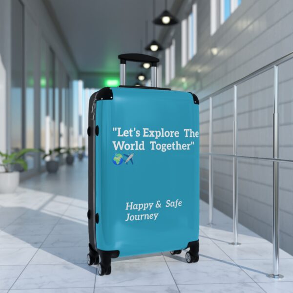 Travel Suitcase - Explore The World Together | Happy & Safe Journey - Image 7