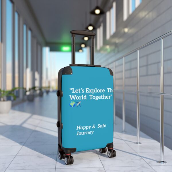 Travel Suitcase - Explore The World Together | Happy & Safe Journey - Image 3