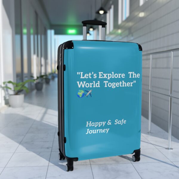 Travel Suitcase - Explore The World Together | Happy & Safe Journey - Image 11