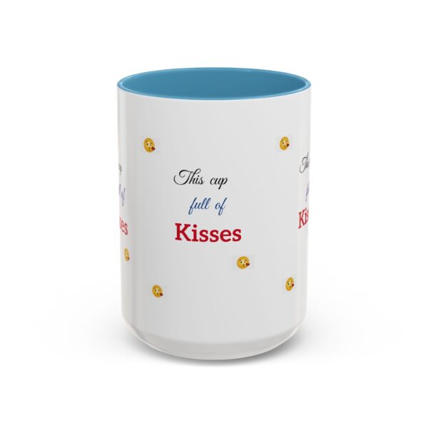 Kisses Coffee Mug - Ceramic Accent Mug for Love & Romance - Image 13