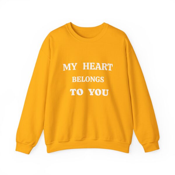 My Heart Belongs to You Unisex Crewneck Sweatshirt - Cozy Love Gift