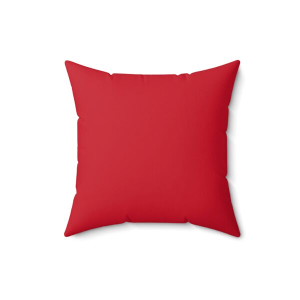 World's Best Girlfriend Red Square Pillow - Perfect Gift for Anniversaries & Special Occasions - Image 5