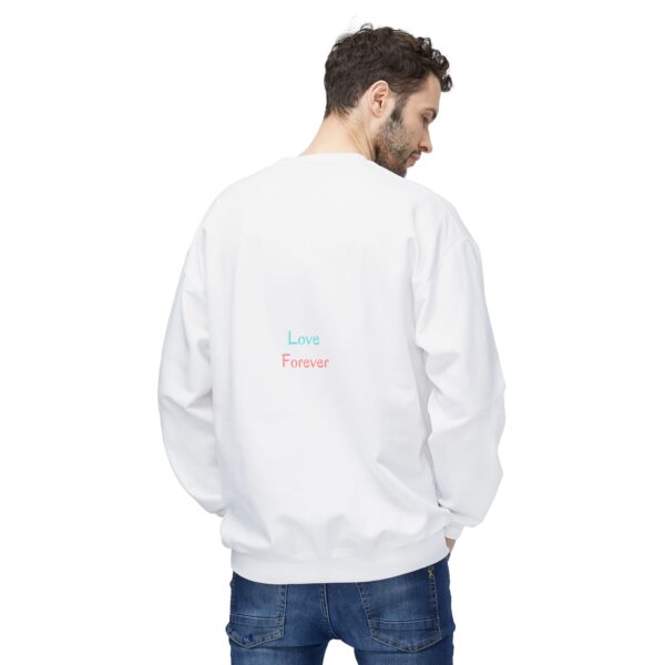 Heartfelt Love Crewneck Sweatshirt | Unisex Fleece Top for Everyday Comfort - Image 4