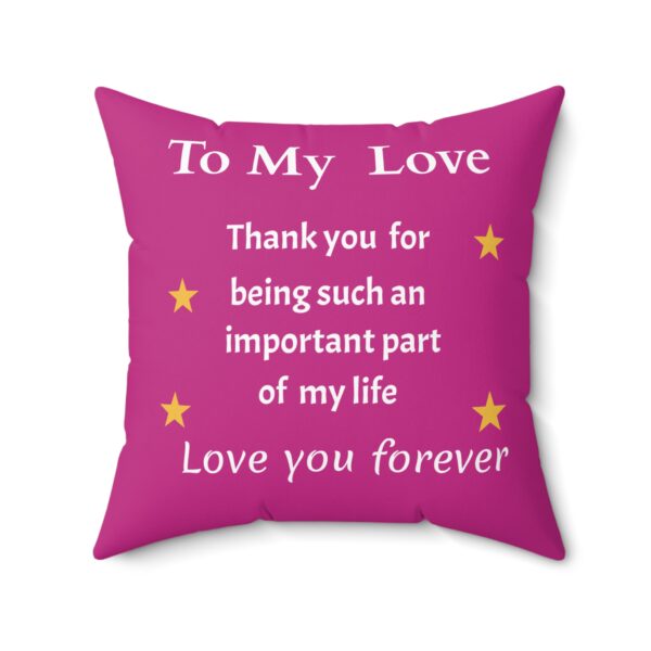 Personalized Love Pillow - Thank You Gift for Your Special Someone - Image 10