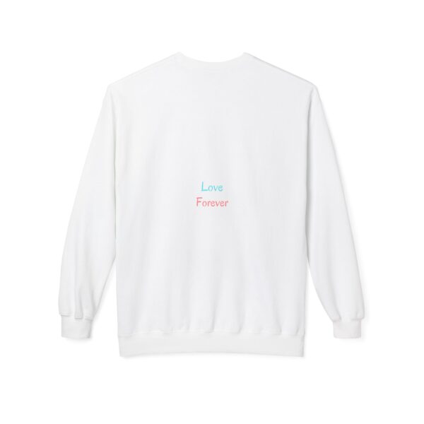 Heartfelt Love Crewneck Sweatshirt | Unisex Fleece Top for Everyday Comfort - Image 2