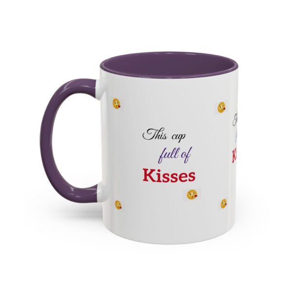 Kisses Coffee Mug - Ceramic Accent Mug for Love & Romance - Image 23