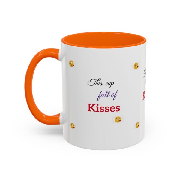 Kisses Coffee Mug - Ceramic Accent Mug for Love & Romance - Image 19