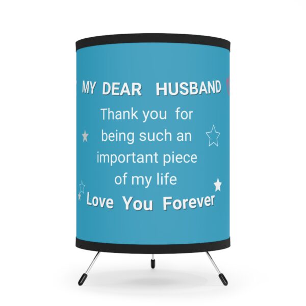 Tripod Lamp with Love Message - Romantic Love Gift for Husband