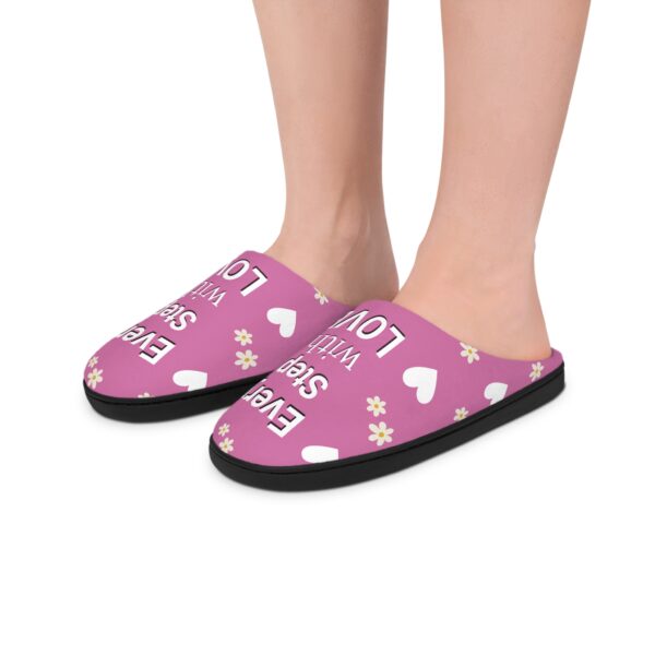 Cozy Slippers with Love Design | Perfect Gift for Her, Valentine's Day,Anniversay, Self-Care Treat, Relaxation, Home Comfort - Image 5