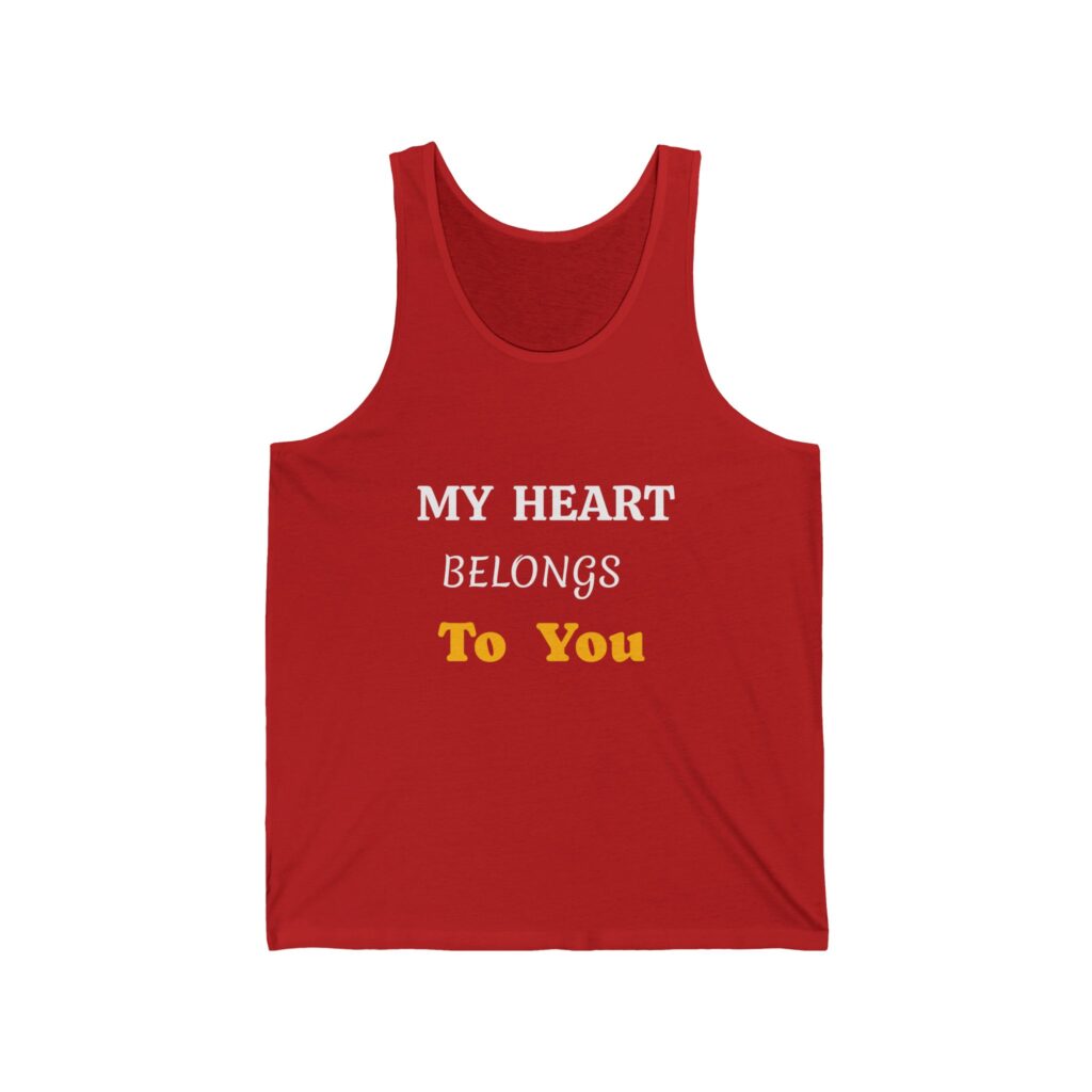 Tank top for anniversary gift