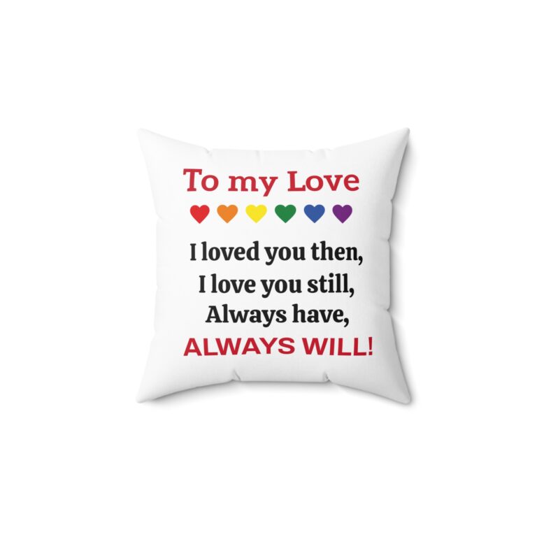 Pillow for anniversary gift